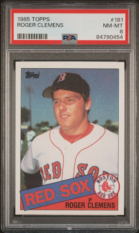 1985 Topps Baseball Complete Set Vending! - McGwire Clemens Puckett RC PSA 8