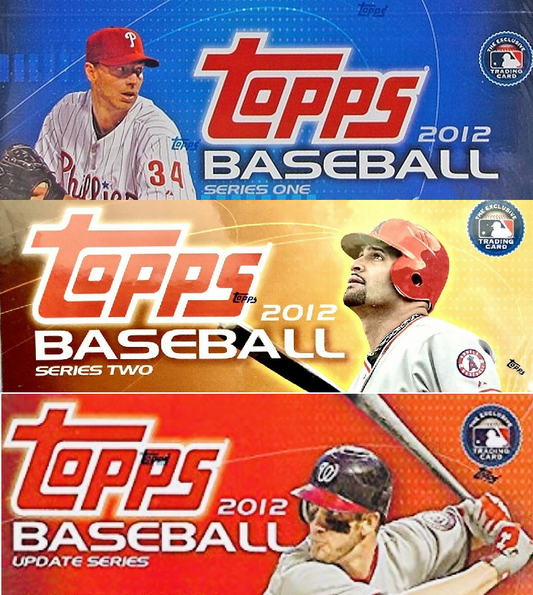 2012 Topps Baseball Complete Base Set + 661 + Update