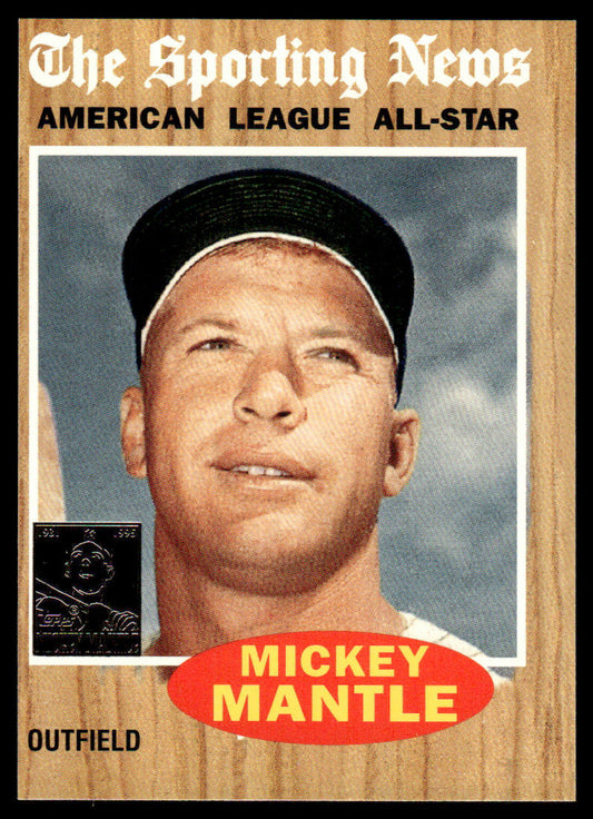 1997 Topps Baseball Mickey Mantle Reprints #35 - Mickey Mantle