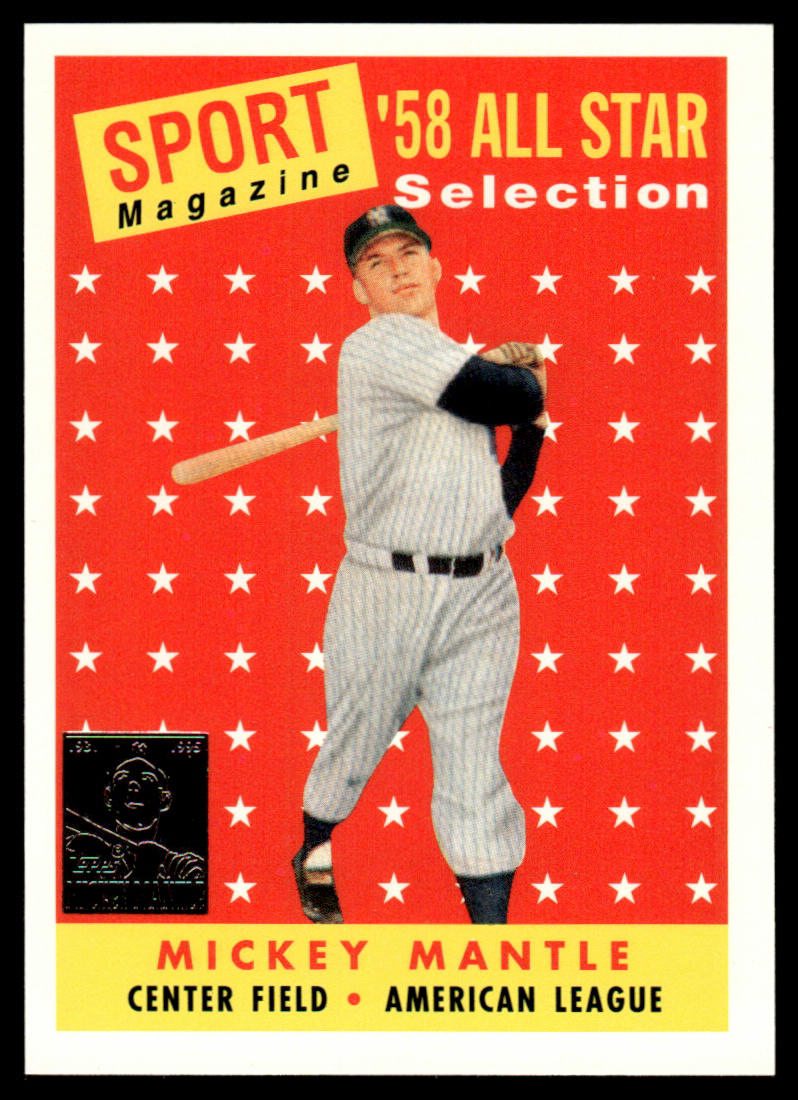 1997 Topps Baseball Mickey Mantle Reprints #25 - Mickey Mantle