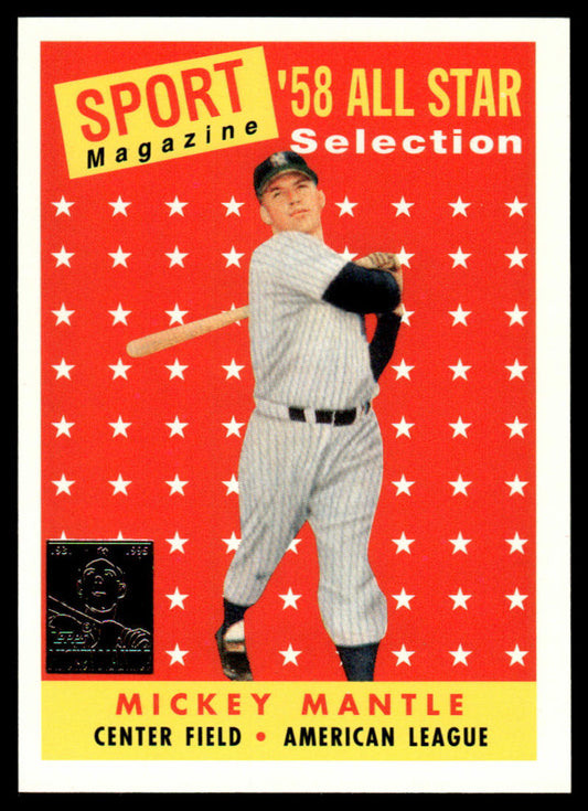 1997 Topps Baseball Mickey Mantle Reprints #25 - Mickey Mantle