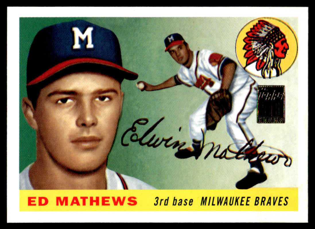 2001 Topps Baseball Through the Years Reprints #10 - Ed Mathews