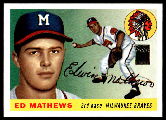 2001 Topps Baseball Through the Years Reprints #10 - Ed Mathews
