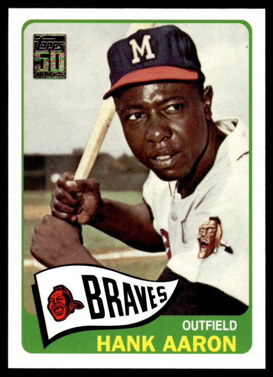 2001 Topps Baseball Through the Years Reprints #14 - Hank Aaron