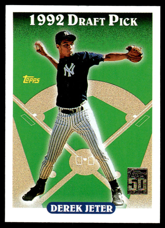 2001 Topps Baseball Through the Years Reprints #50 - Derek Jeter