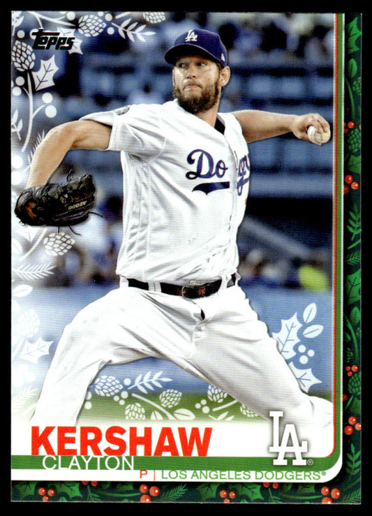2019 Topps Holiday Baseball #HW30 - Clayton Kershaw