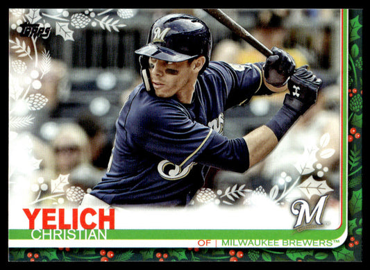 2019 Topps Holiday Baseball #HW72 - Christian Yelich
