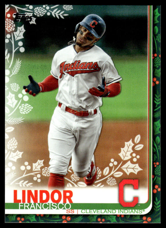 2019 Topps Holiday Baseball #HW74 - Francisco Lindor