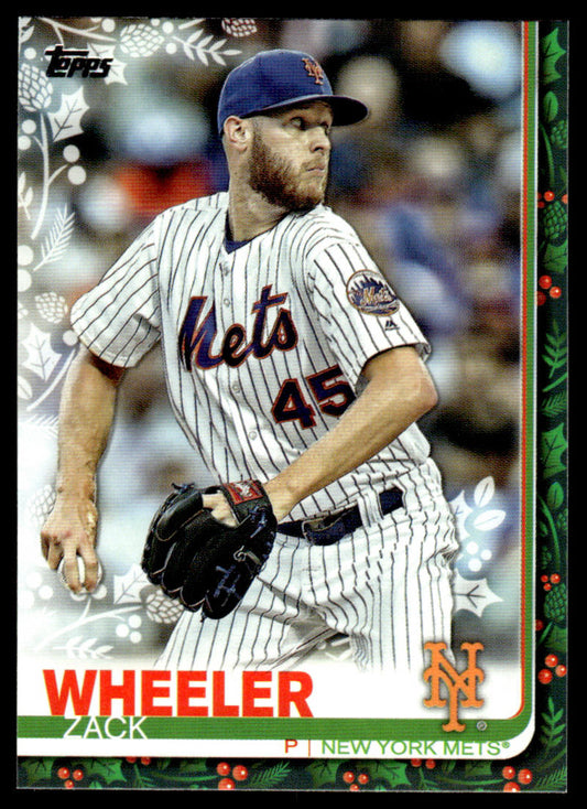 2019 Topps Holiday Baseball #HW75 - Zack Wheeler