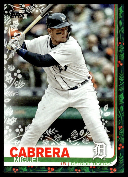 2019 Topps Holiday Baseball #HW107 - Miguel Cabrera