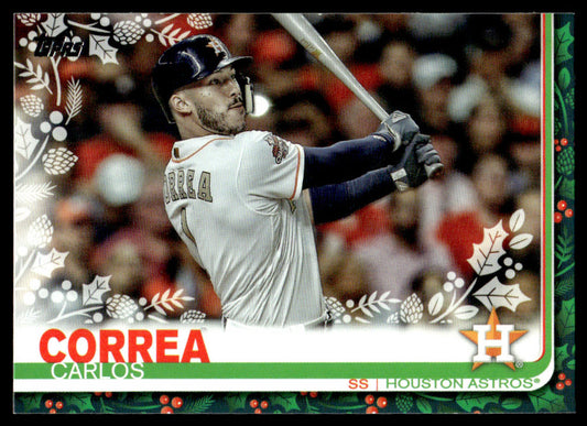 2019 Topps Holiday Baseball #HW136 - Carlos Correa