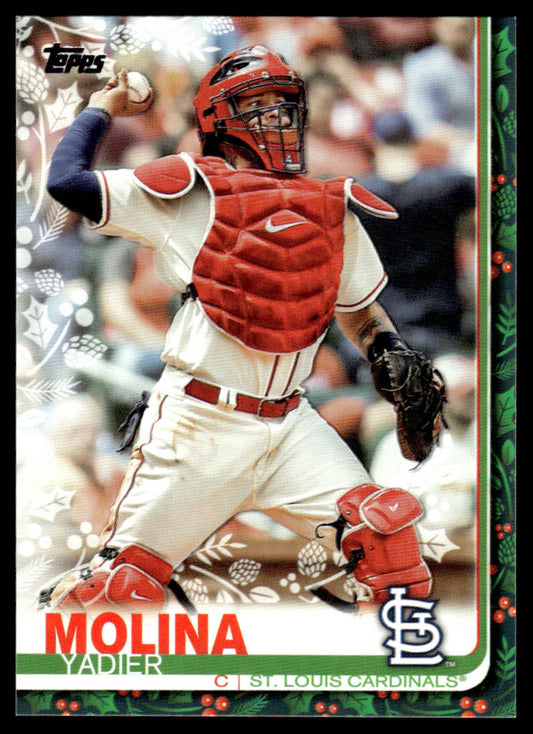 2019 Topps Holiday Baseball #HW144 - Yadier Molina