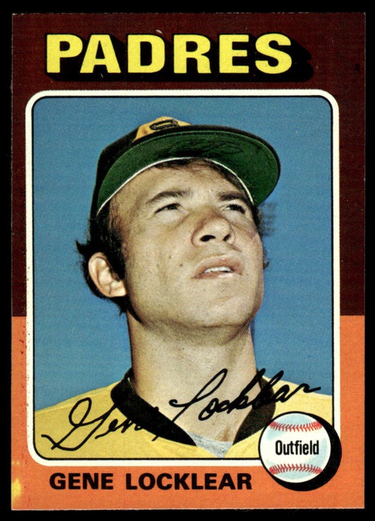 1975 Topps Baseball #13 - Gene Locklear RC - NM