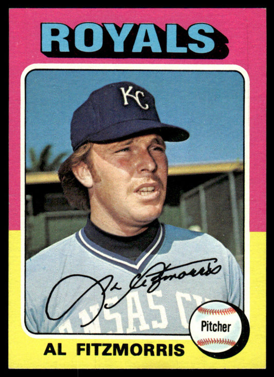 1975 Topps Baseball #24 - Al Fitzmorris - NM