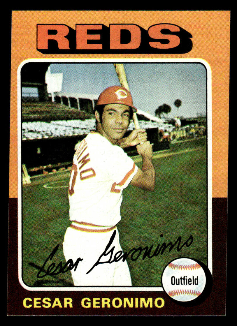1975 Topps Baseball #41 - Cesar Geronimo - NM