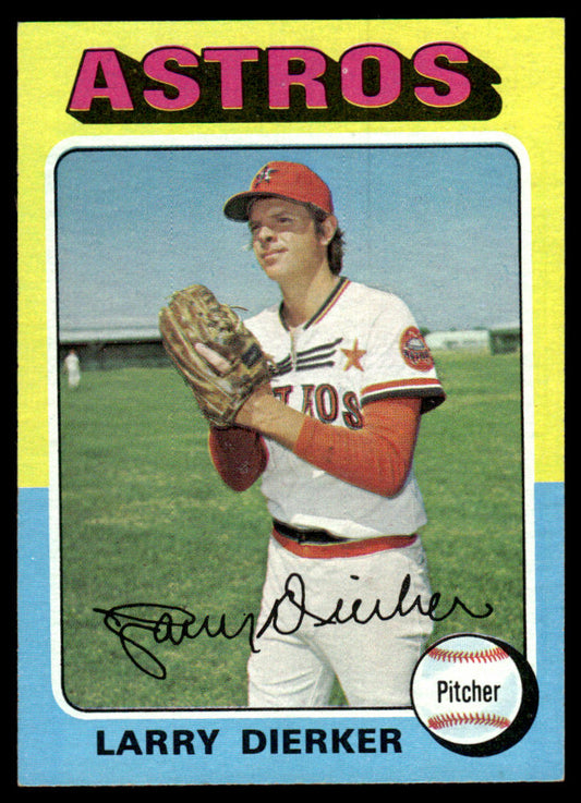 1975 Topps Baseball #49 - Larry Dierker - NMMT