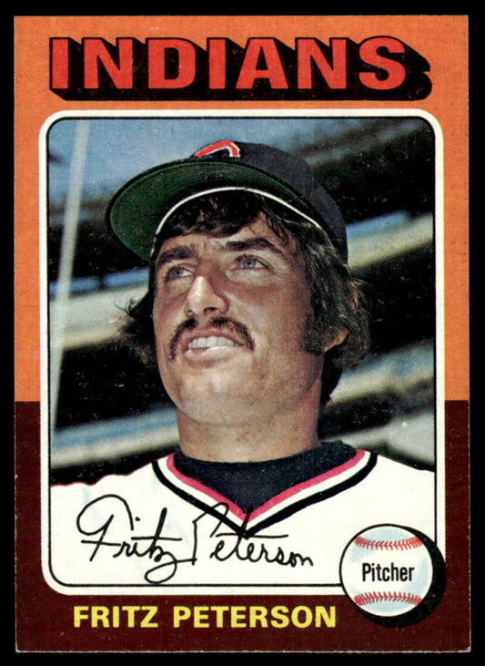 1975 Topps Baseball #62 - Fritz Peterson - NM