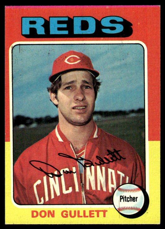 1975 Topps Baseball #65 - Don Gullett - EXMT