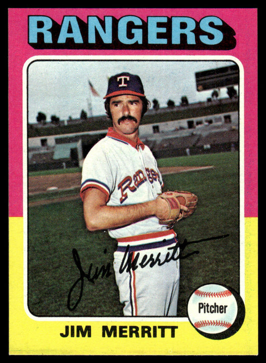 1975 Topps Baseball #83 - Jim Merritt - NM