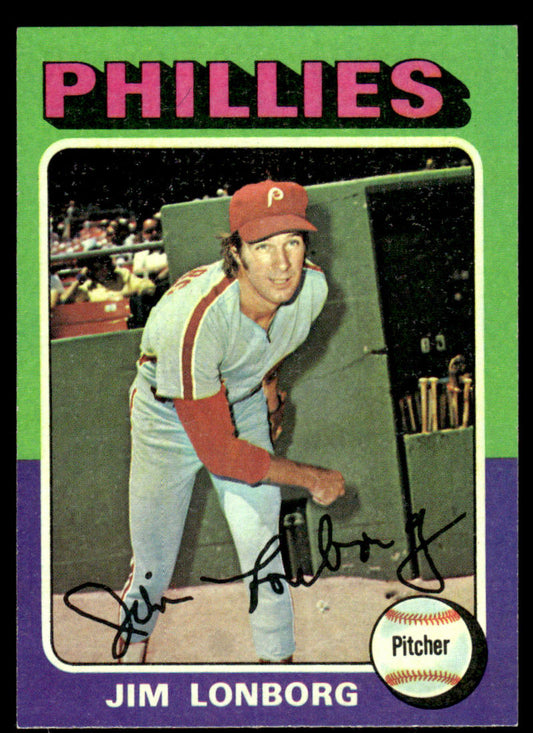 1975 Topps Baseball #94 - Jim Lonborg - NM