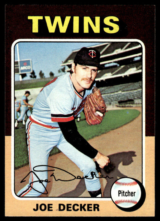 1975 Topps Baseball #102 - Joe Decker - NM