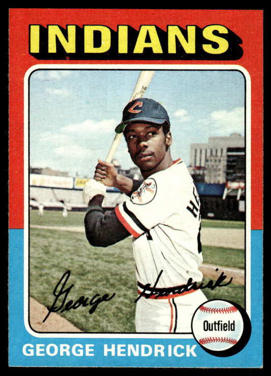 1975 Topps Baseball #109 - George Hendrick - NMMT