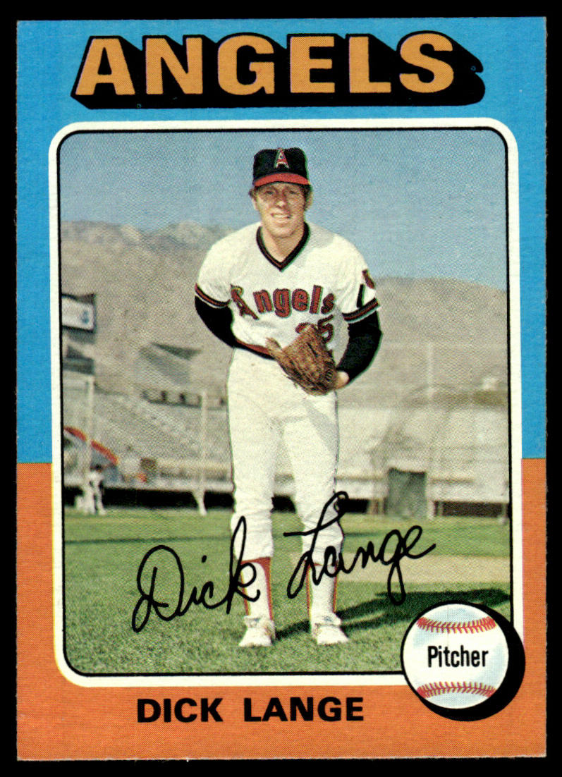 1975 Topps Baseball #114 - Dick Lange - NM