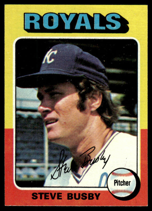 1975 Topps Baseball #120 - Steve Busby - NM