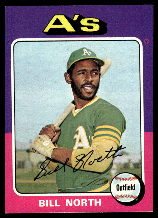 1975 Topps Baseball #121 - Bill North - NM