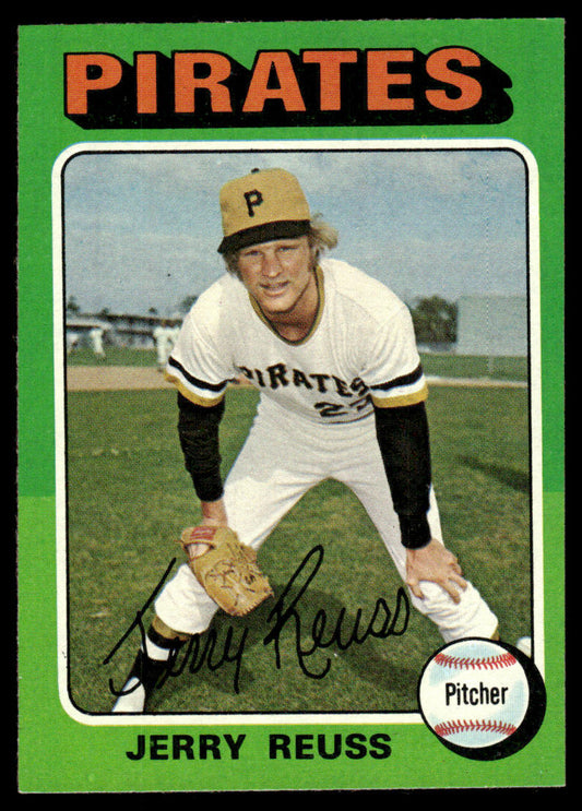 1975 Topps Baseball #124 - Jerry Reuss - NM