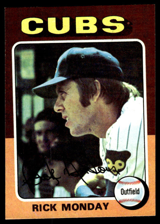 1975 Topps Baseball #129 - Rick Monday - NMMT