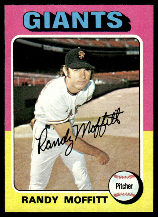 1975 Topps Baseball #132 - Randy Moffitt - NM