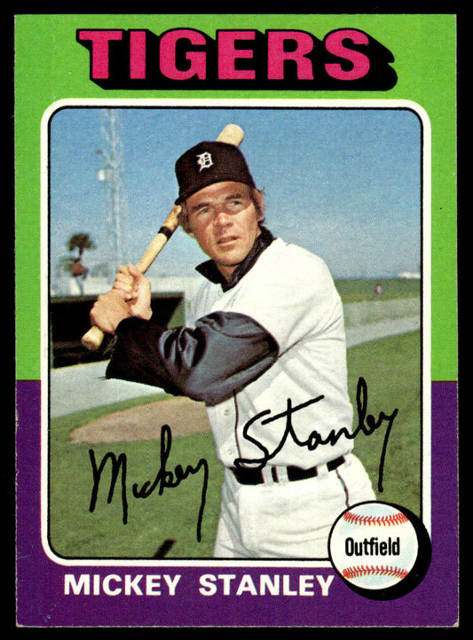 1975 Topps Baseball #141 - Mickey Stanley - NM