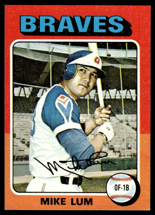 1975 Topps Baseball #154 - Mike Lum - NM