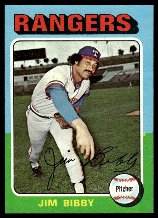 1975 Topps Baseball #155 - Jim Bibby - NM