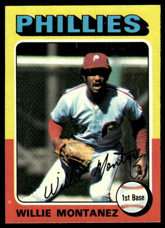 1975 Topps Baseball #162 - Willie Montanez - NMMT