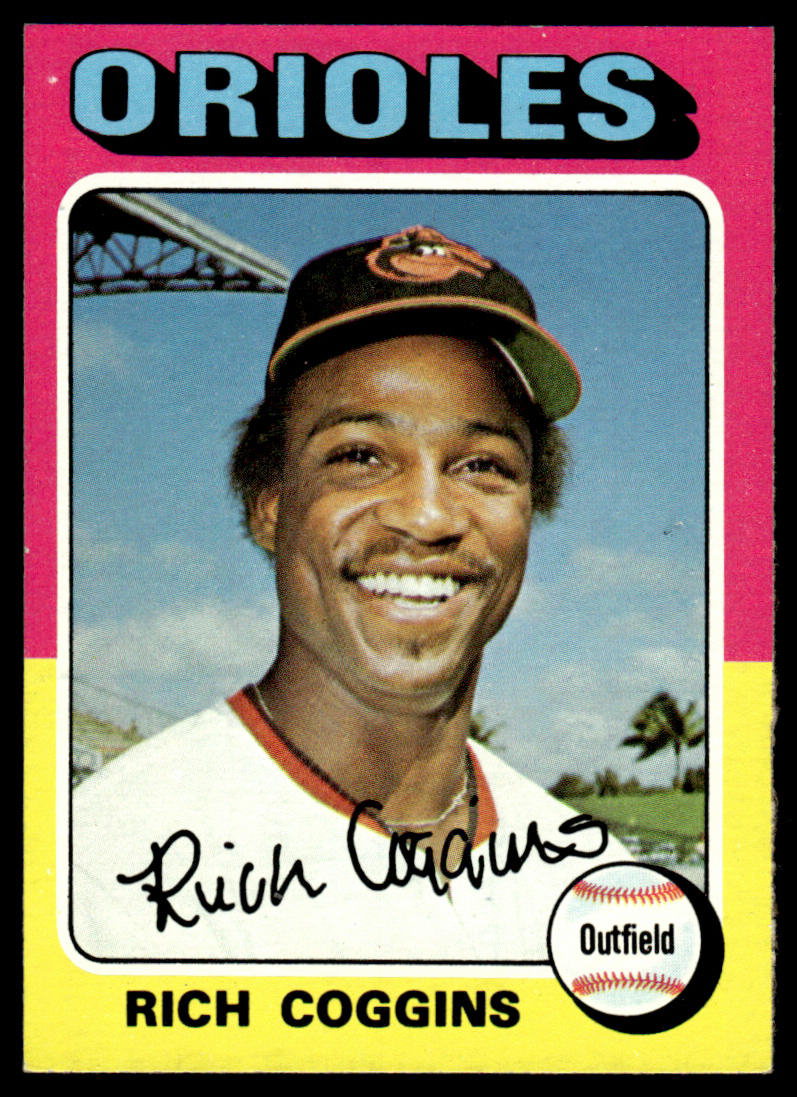 1975 Topps Baseball #167 - Rich Coggins - NM