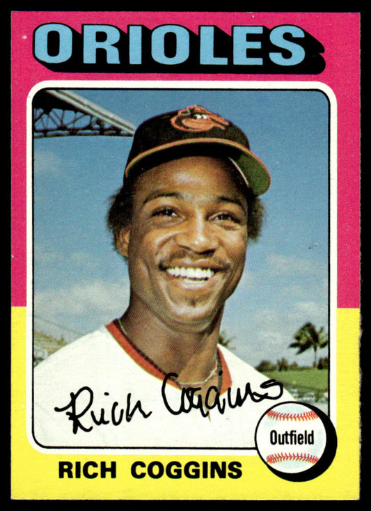 1975 Topps Baseball #167 - Rich Coggins - NM