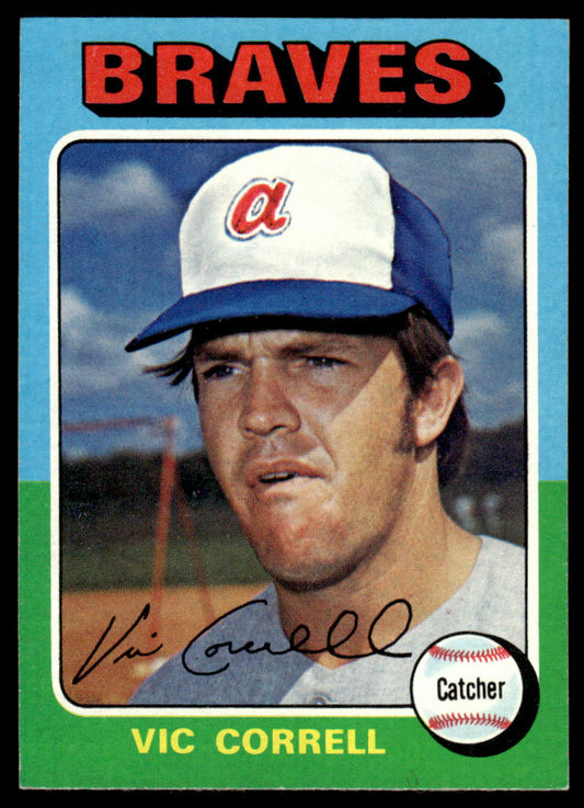 1975 Topps Baseball #177 - Vic Correll RC - NMMT
