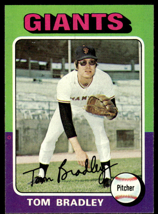 1975 Topps Baseball #179 - Tom Bradley - NMMT