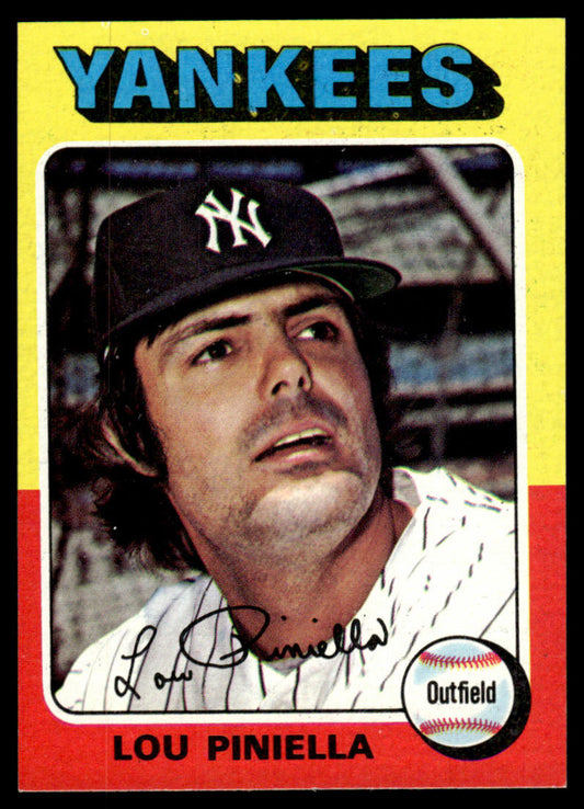 1975 Topps Baseball #217 - Lou Piniella - NM