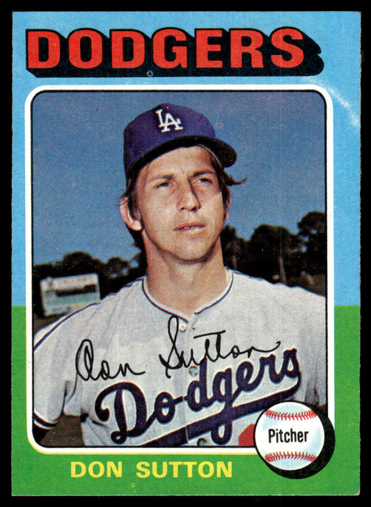 1975 Topps Baseball #220 - Don Sutton - EXMT