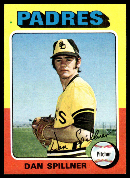 1975 Topps Baseball #222 - Dan Spillner RC - NM