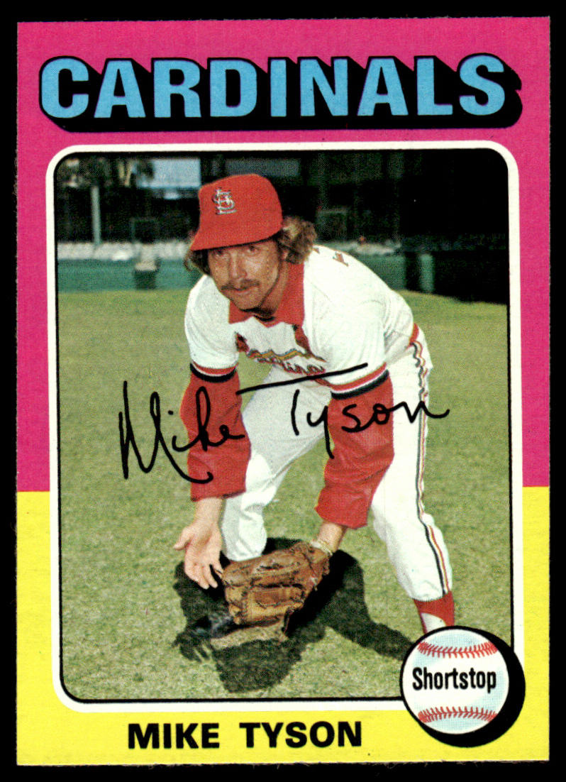 1975 Topps Baseball #231 - Mike Tyson - NM