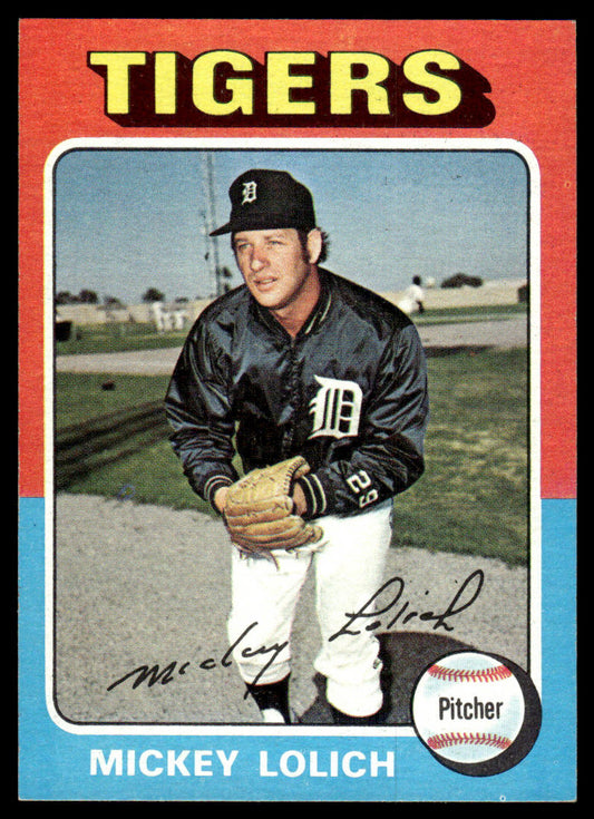 1975 Topps Baseball #245 - Mickey Lolich - NM