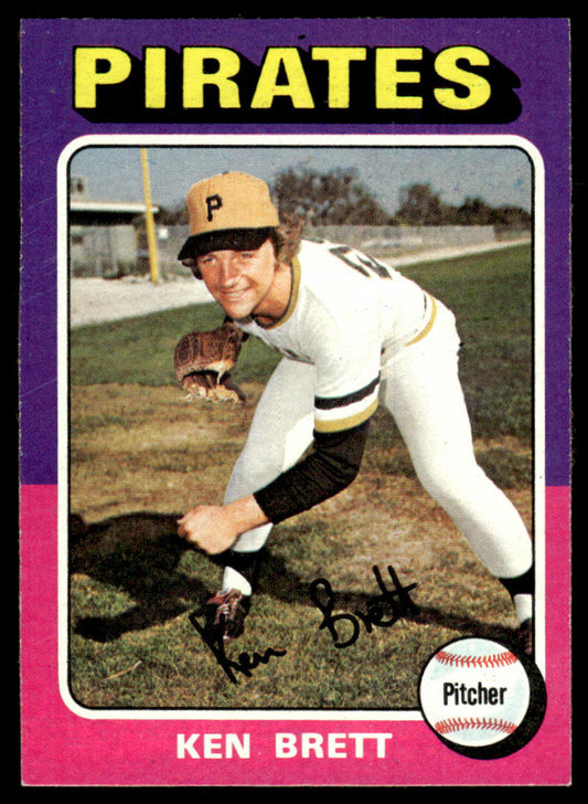 1975 Topps Baseball #250 - Ken Brett - NM