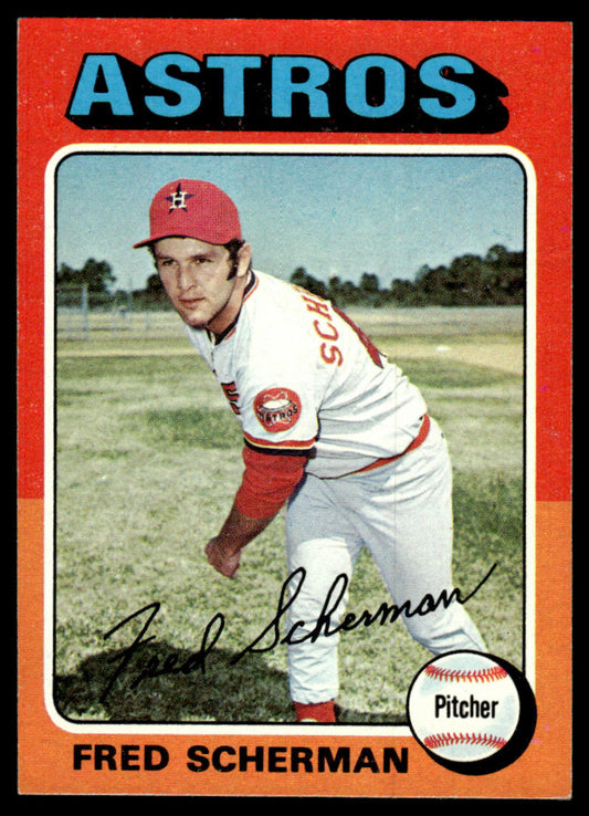 1975 Topps Baseball #252 - Fred Scherman - NM