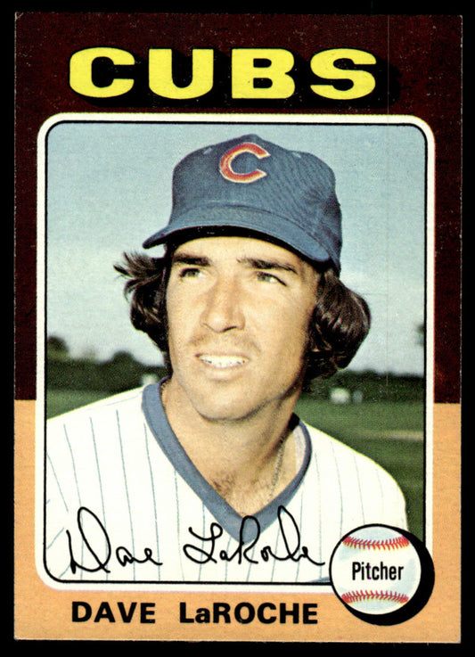 1975 Topps Baseball #258 - Dave LaRoche - EXMT