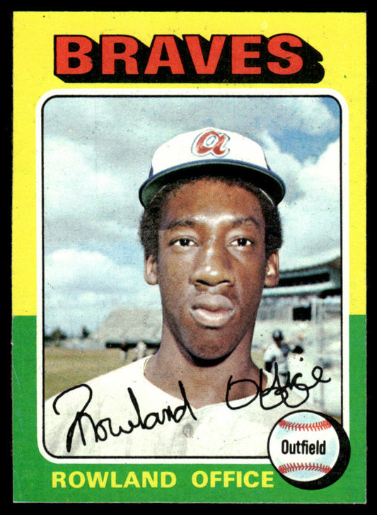 1975 Topps Baseball #262 - Rowland Office RC - NM