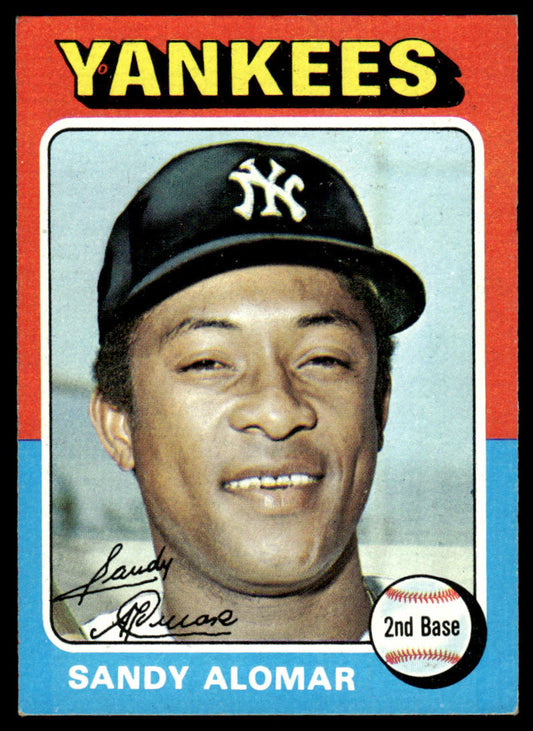 1975 Topps Baseball #266 - Sandy Alomar - EXMT